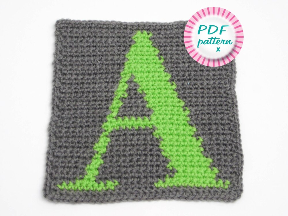Colorwork alphabet squares Crochet pattern by Becky Skuse | LoveCrafts greek-alphabet-upper-case-letters-monograms-cross-stitch-needlework-design-pdf-instant-download-etsy