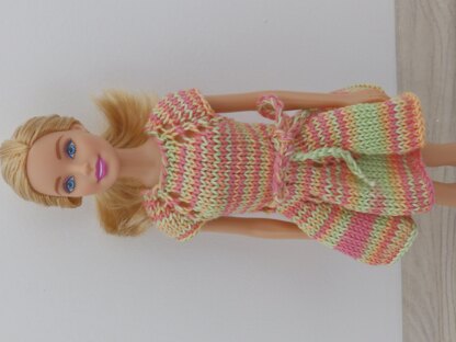 Cotton Candy Barbie Dress
