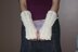 Lacy Wrist Warmers with Shell Edge