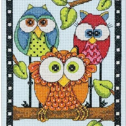 Dimensions Owl Trio Cross Stitch Kit