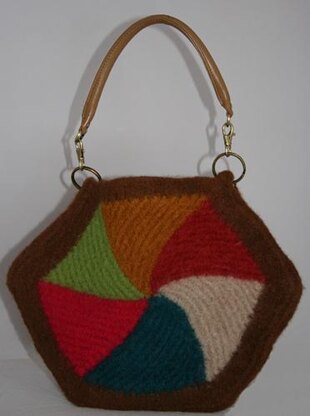 Color Wheel Hexagonal Bag