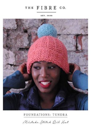 Mistake Stitch Rib Hat in The Fibre Co. Tundra - Downloadable PDF