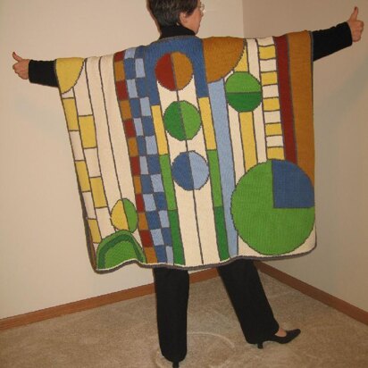 Prairie Style Wrap - knitting pattern