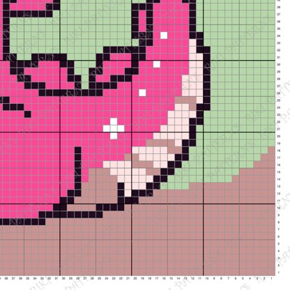Fantasy Fuchsia Dragon Blanket Baby Girl Pink Throw C2C CROCHET PATTERN