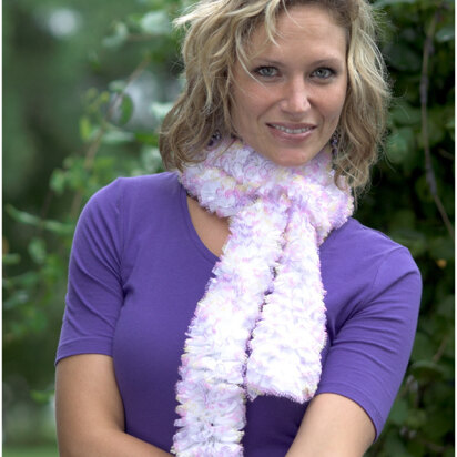 Scarf in Plymouth Yarn Joy Rainbow - F392 - Downloadable PDF