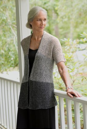 Pamplona Cardigan in Berroco Mykonos Stonewash - MykonosStonewash-PA - Downloadable PDF