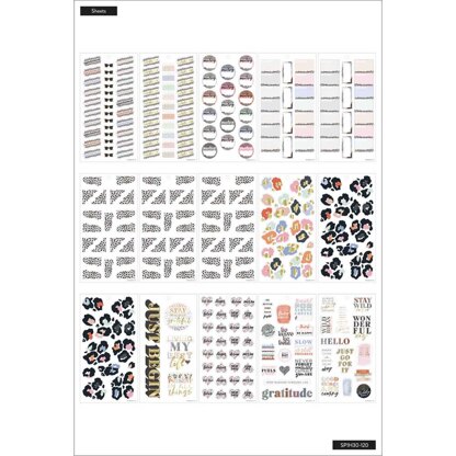 The Happy Planner Colorful Leopard 30 Sheet Sticker Pad