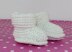 Baby Romper Suit Booties and Beanie Hat