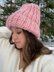 Cotton Candy Ribbed Beanie Hat