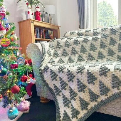 Little Christmas Trees Blanket