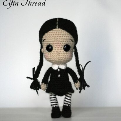 Wednesday Addams Chibi Doll