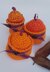 Pumpkin Lidded Pots