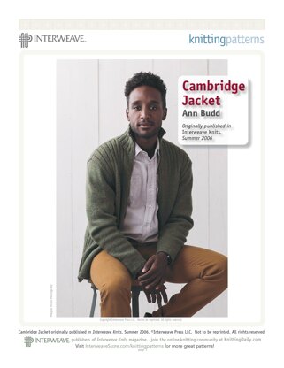 Cambridge Jacket in Cascade 220 - Downloadable PDF