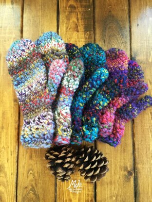 Bulky & Quick Cross Stitch Mittens