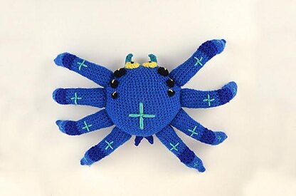 Large Spider Crochet Pattern, Spider Amigurumi