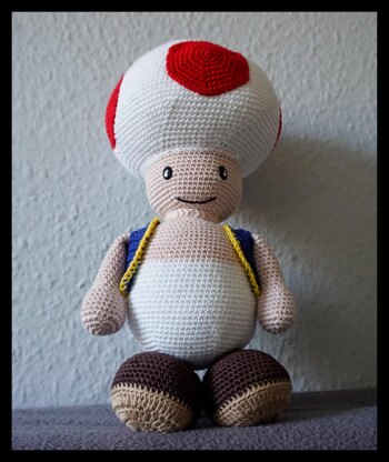 Häkelanleitung Amigurumi Pilz Toad