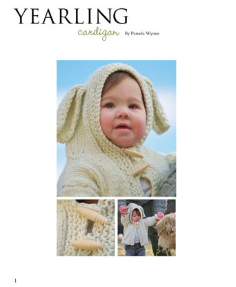 Yearling Cardigan in Juniper Moon Yearling - Downloadable PDF