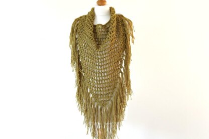 Mesh Loop Triangle Scarf