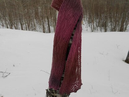 Grape Ivy Lace Scarf