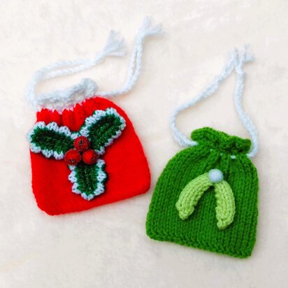 Frosted Holly & Mistletoe - Christmas Treat Bags