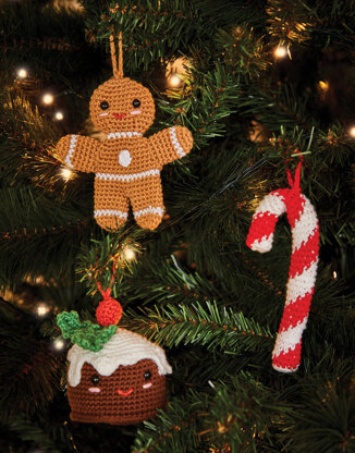 Christmas Character Decorations in Sirdar Happy Cotton - 574 - Downloadable PDF