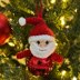 Santa Jingle Bell Ornament