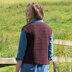 Cherry Bark Waistcoat in The Fibre Co. Arranmore Light - Downloadable PDF