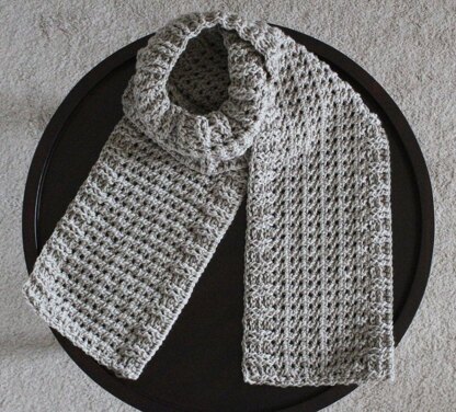 Textured Unisex Scarf Pattern