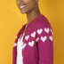 Paintbox Yarns Heaps of Heart Cardigan PDF (Free)