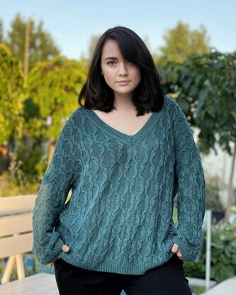 Royal Pullover - knitting pattern