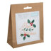 Trimits Mini Counted Cross Stitch Kit: Merry Christmas Cross Stitch Kit - 13 x 13cm