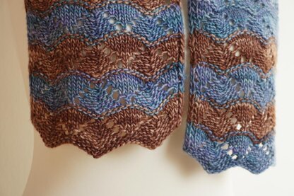 Purling River Scarf