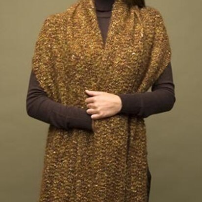 Knitting Elegant Comfort Shawl in Lion Brand Moonlight Mohair - 60392-K