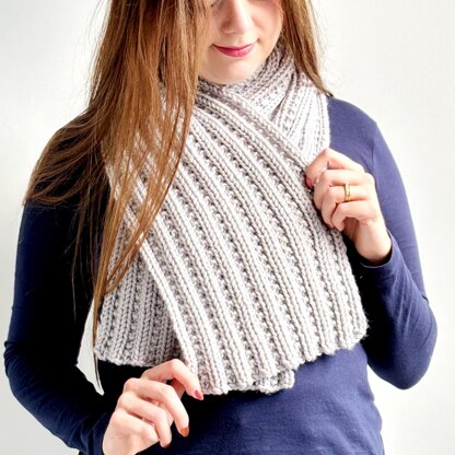 'Beaded Rib Scarf' Pattern