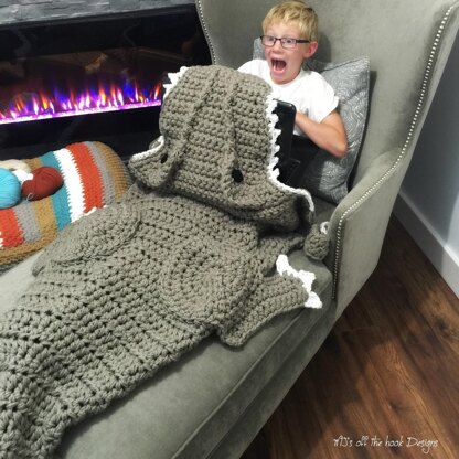 Bulky & Quick T-Rex Blanket