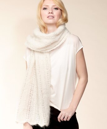 Snood / Lacy Lines Wrap in Rico Fashion Light Luxury - 208 - Downloadable PDF