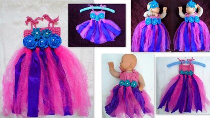 836 TUTU DRESS, FLOWER, HEADBAND