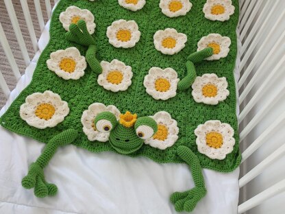 3in1 Jungle Frog Baby Blanket