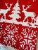 Deers by fir tree blanket pattern