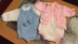 Baby Ribbon Cardi/Romper 0-3mths