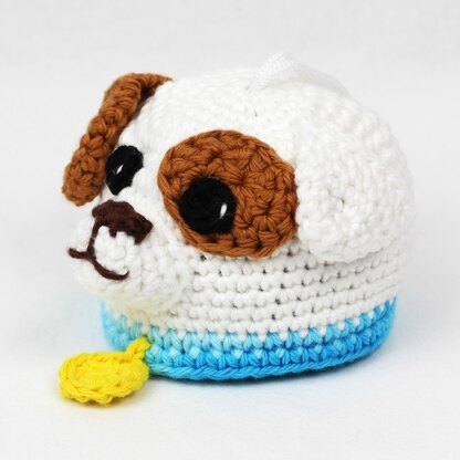 Paulie the Puppy Scrubby Amigurumi