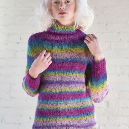 Adda Sweater in Berroco Aero - 401-4 - Downloadable PDF