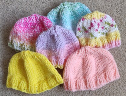 Premature baby hats