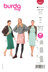 Burda Style Misses' Skirt in Three Lengths with Elastic, Slim Shape B6073 - Paper Pattern, Size 8-18 (34-44)
