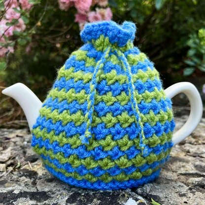 Cornflower 2 Cup Teapot Cosy Knitting Pattern_.