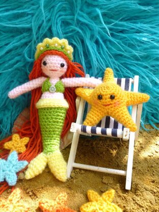 Meredith the Mermaid and Stella the Starfish