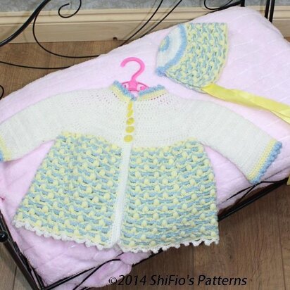 225 Baby Matinee Crochet Pattern #225