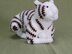 White tiger amigurumi / ホワイトタイガーのあみぐるみ