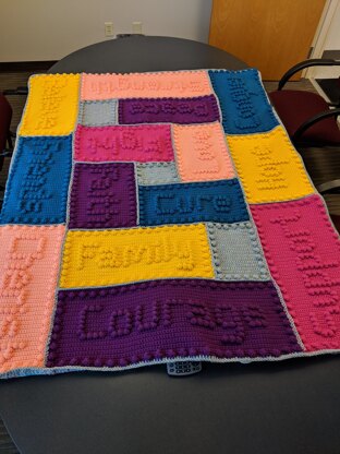 Cancer Support Motif Blanket