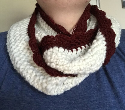 Christmas infinity scarf